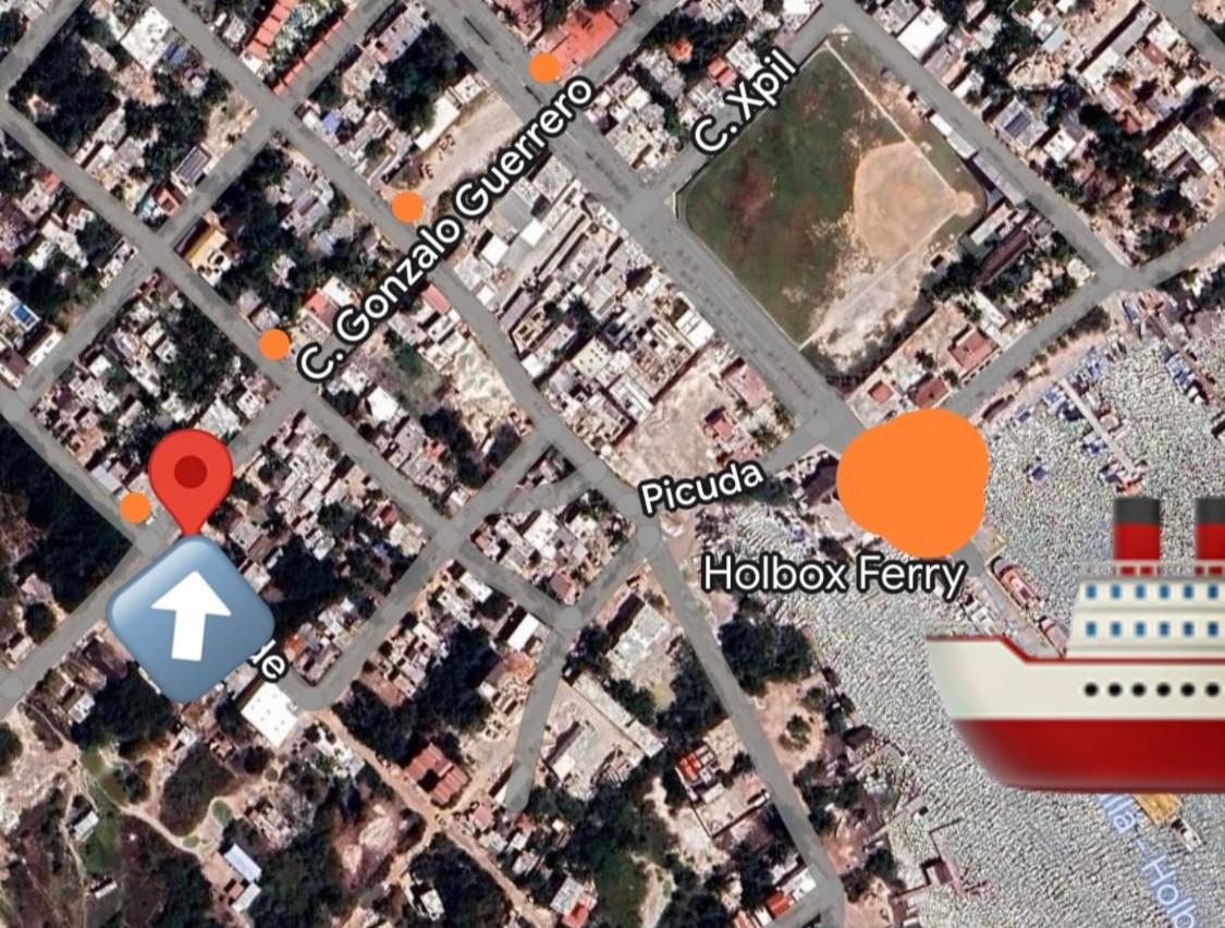 מלון Departamentos Cerca De Ferry Holbox מראה חיצוני תמונה